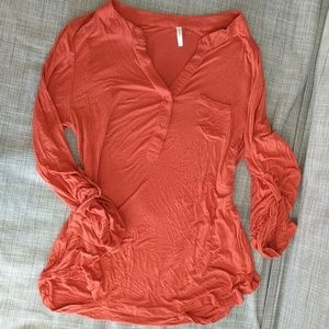 Burnt Orange Blouse